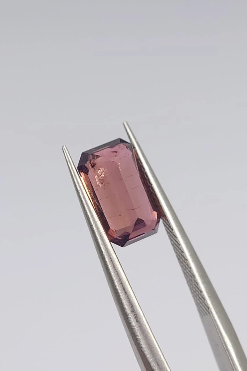 1.65ct Natural Tourmaline Emerald Cut Loose Gemstone from Afghanistan — view 5